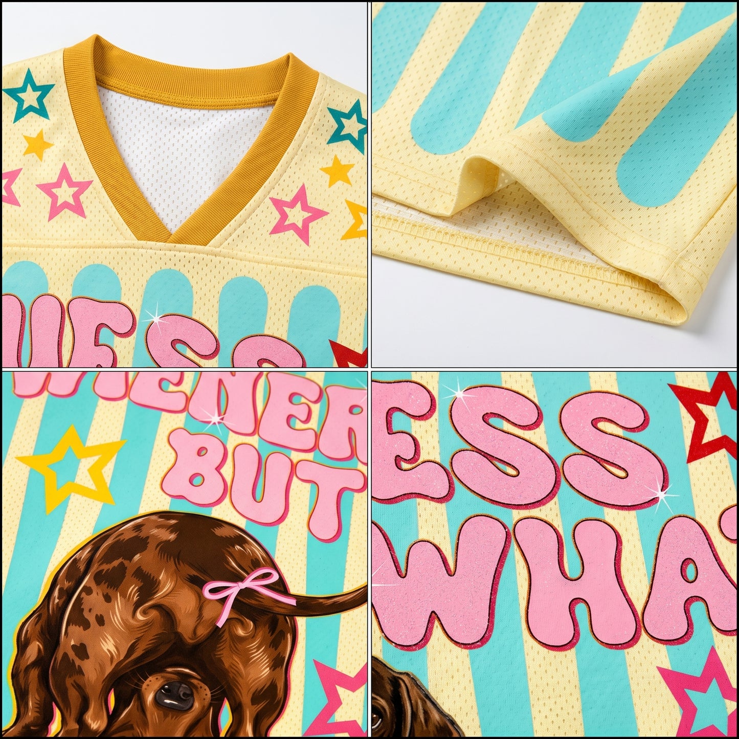 ChaoticClub Guess What Dachshund Mesh Jersey