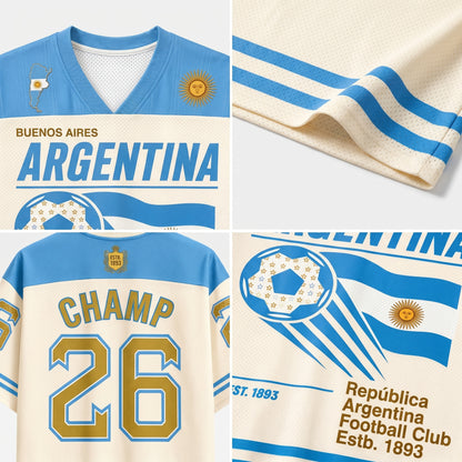ChaoticClub Argentina Soccer Champ Mesh Jersey