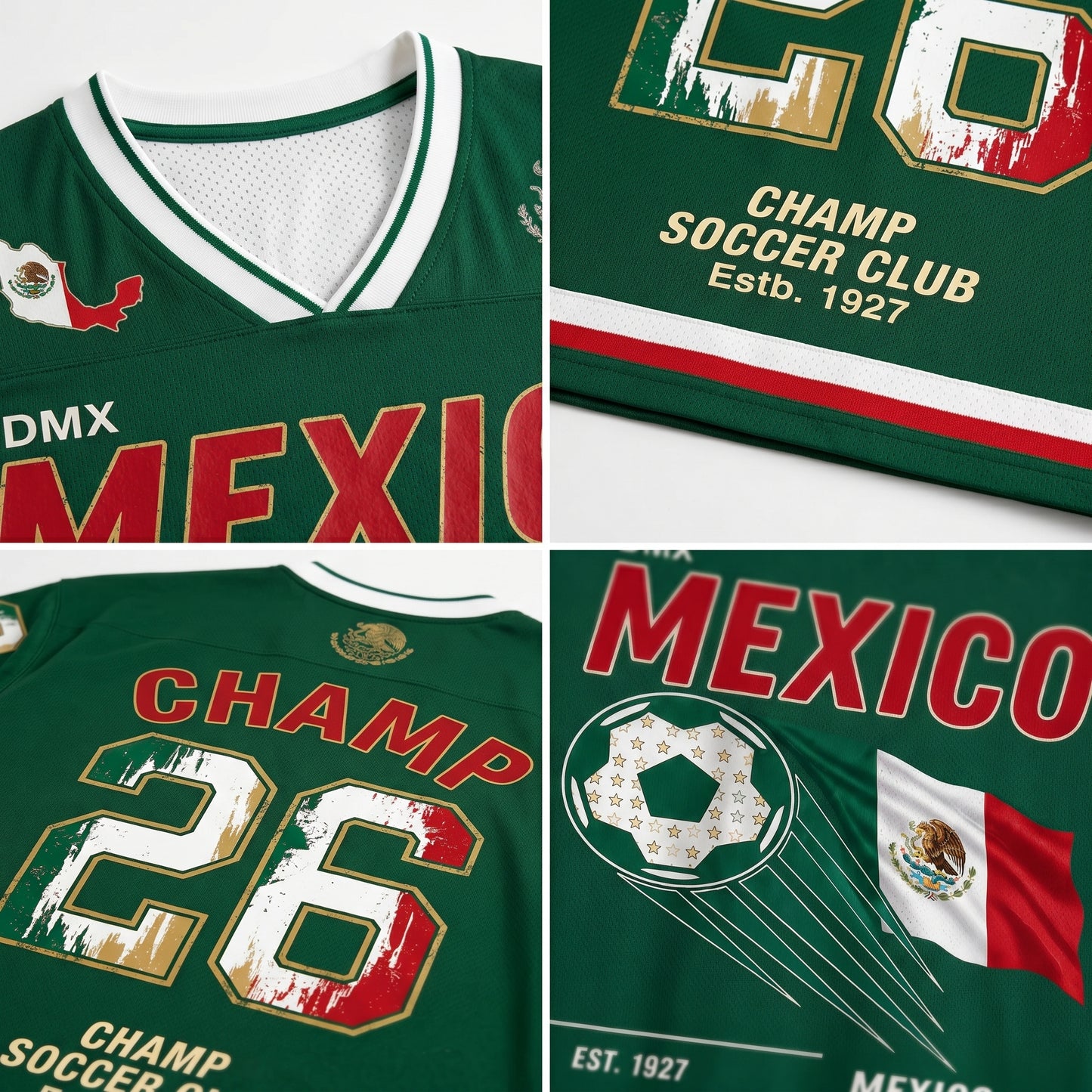ChaoticClub Mexico Soccer Champ Mesh Jersey