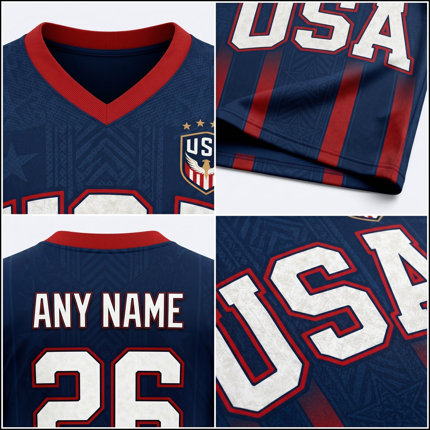ChaoticClub USA 90s Vintage Soccer Jersey