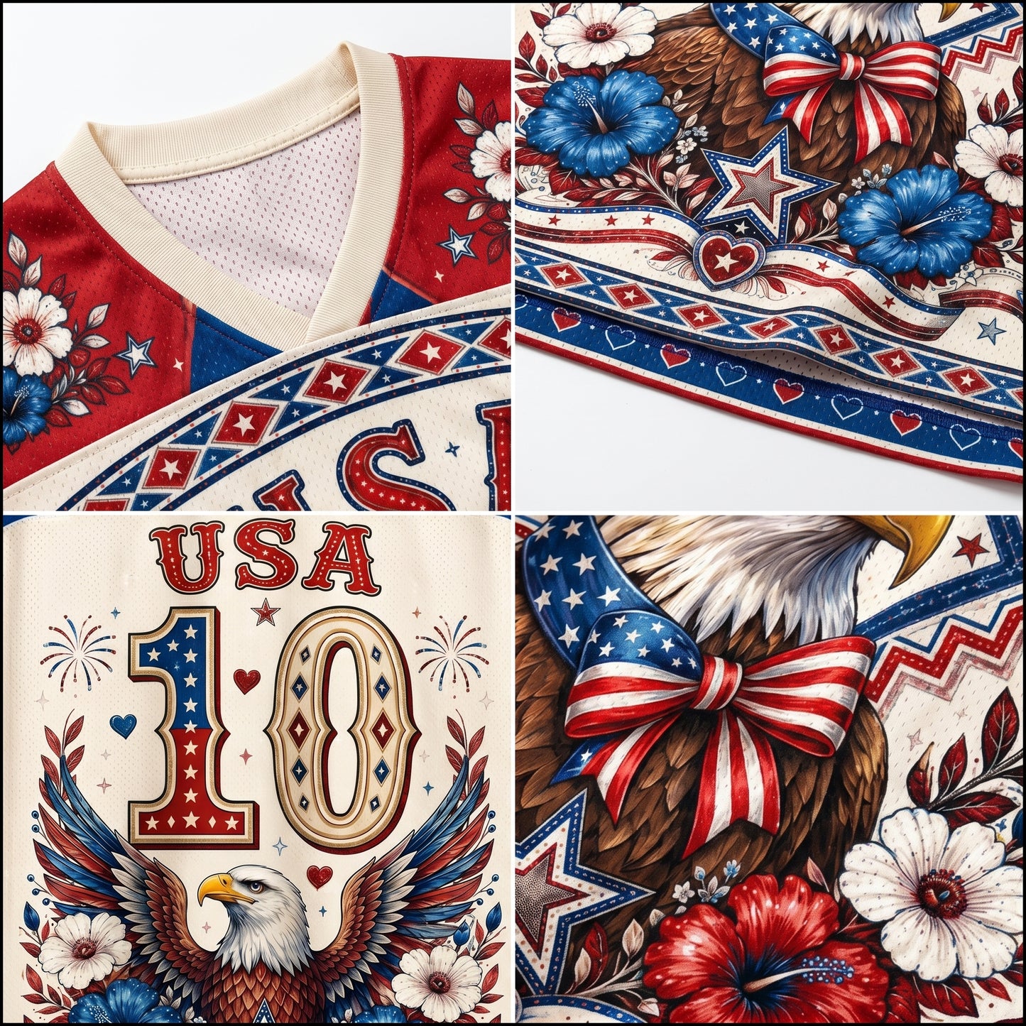 ChaoticClub Eagle USA Soccer Mesh Jersey