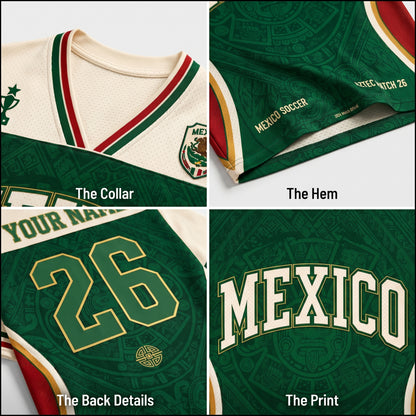 ChaoticClub Mexico Aztec Match Personalized Mesh Jersey