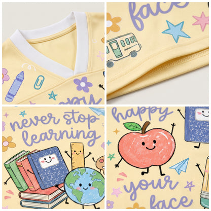 ChaoticClub Happy To See Your Face Back to School Mesh Jersey
