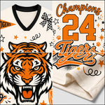 ChaoticClub Mascot Preppy Team Game Day Mesh Jersey