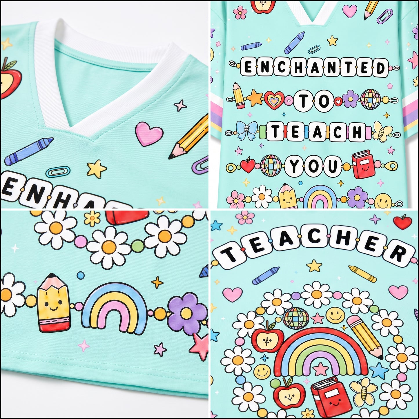 ChaoticClub Enchanted To Teach Friendship Bracelet Mesh Jersey