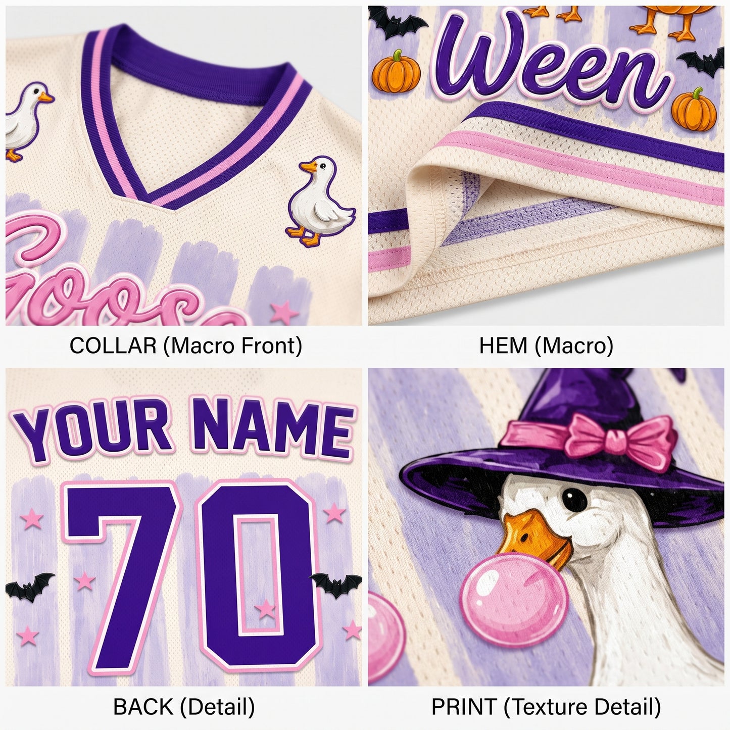 ChaoticClub Goose Bubblegum Halloween Mesh Jersey