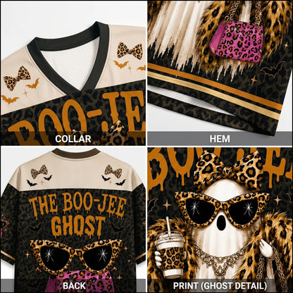 ChaoticClub Boo Jee Leopard Mesh Jersey