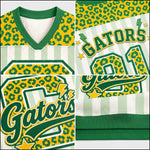 ChaoticClub Leopard School Mascot  School Team Mesh Jersey