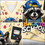 ChaoticClub Back to School Raccoon Mesh Jersey