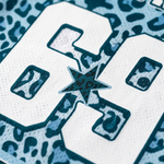 Leopard Design with Custom Name Your Name and Number 69 Unisex Sports Jersey