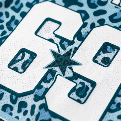 Leopard Design with Custom Name Your Name and Number 69 Unisex Sports Jersey